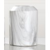 GILDE Moderne Vase Marble aus Keramik, 16x16x22 cm
