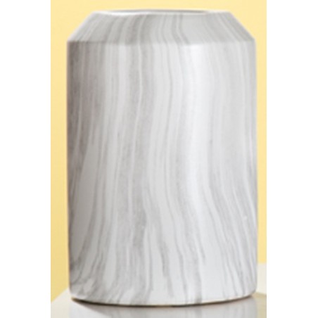 GILDE Moderne Vase Marble aus Keramik, 19x19x29 cm