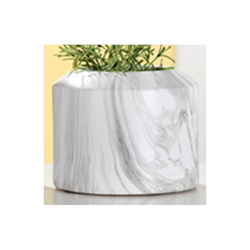 GILDE Moderne Vase Marble aus Keramik