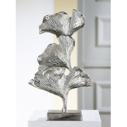 Gilde Skulptur Ginkgo Aluminium