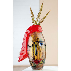 Gilde GlasArt Design Vase Visuale