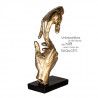 Casablanca Skulptur Two Hands goldfarben