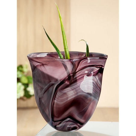Gilde GlasArt Design Vase Nuvola