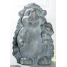 GILDE Dekofigur Igel Ferdi aus Magnesi, antik-grau, stehend, 26x27x39 cm