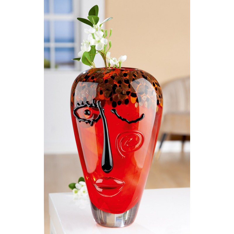 Gilde GlasArt Design Vase Visivo