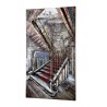 GILDE Metall Bild Mysterious Staircase 3D