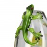 Gilde GlasArt Design Vase Gecko