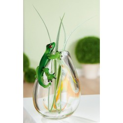 Gilde GlasArt Vase Gecko