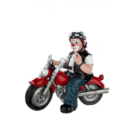 Gilde Clowns Clown Figur Heavy Biker