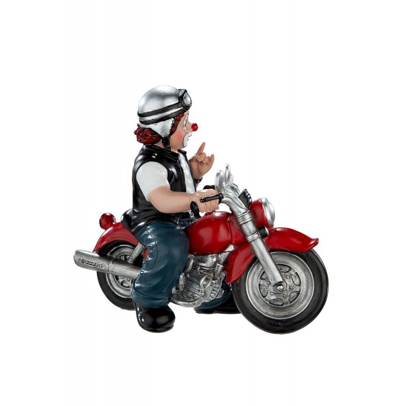 Gilde Clowns Clown Figur Heavy Biker Motorradfahrer
