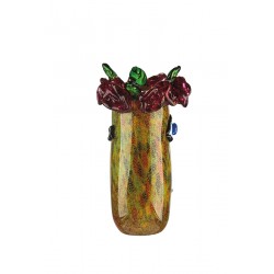 Gilde GlasArt Design Vase Flora