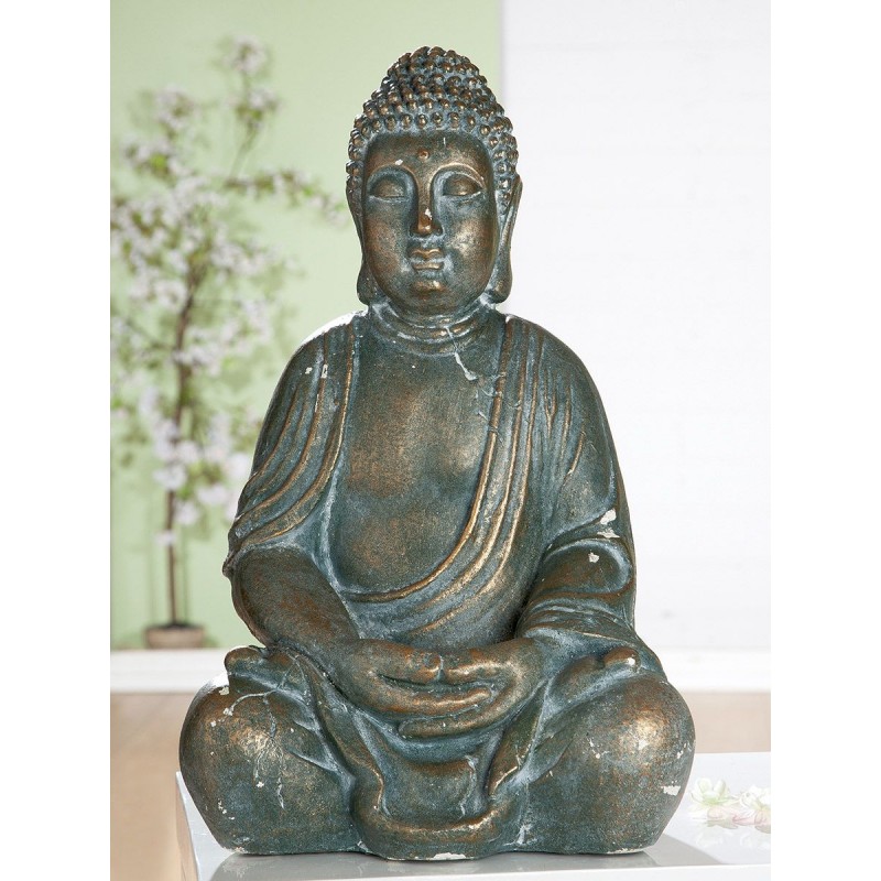 GILDE Magnesi Thai-Buddha Antik Gold 51 cm