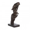Casablanca Skulptur Two Hands bronzefarben