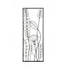 Gilde Wandrelief Rankblätter 2 Stück 35x90 cm