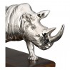 Casablanca Skulptur Rhino Alu Mangoholz