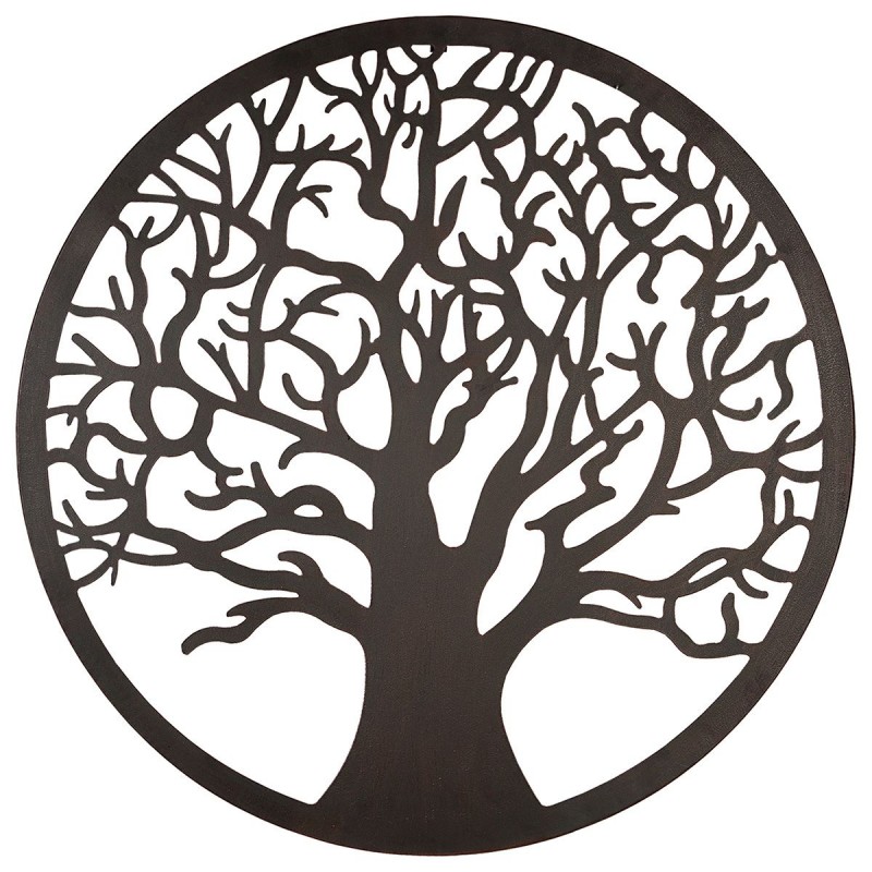Gilde Metall Wandrelief Lebensbaum rund | Wandobjekte