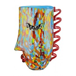 Gilde GlasArt Design Vase Froozen