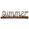 Gilde Schriftzug Summer Holz Sockel