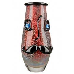 Gilde GlasArt Design Vase Beard