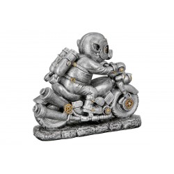 Casablanca Skulptur Steampunk Motor-Pig