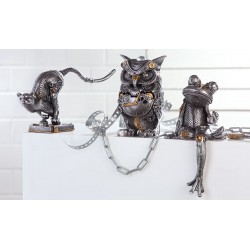 Casablanca Poly Skulptur Steampunk Owl
