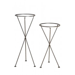 Gilde Metall 3-Bein Ständer für GlasArt Schale
