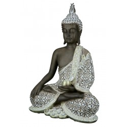 GILDE Poly Buddha Mangala dunkelbraun