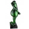 Casablanca Poly Skulptur Frosch Frog grün metallic