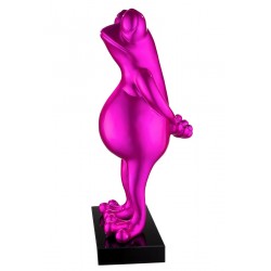 Casablanca Poly Skulptur Frosch Frog pink metallic