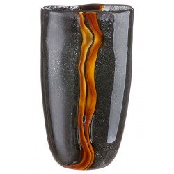Gilde GlasArt Design Vase Turmalin