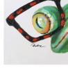 Gilde Bild Frogs mit Brille und Schmetterling 2 Stück - 8