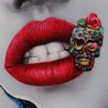 Casablanca Bild Street Art Girl mit Lippenstift - 7