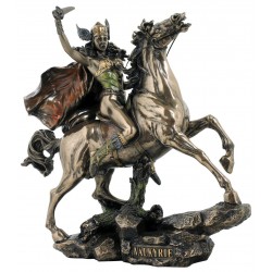 Veronese Figur Walküre auf Pferd mit Schwert - 1