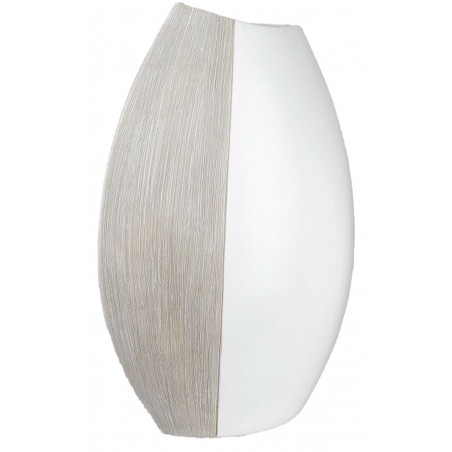 Formano Moderne Vase in Holzoptik 35x23x13 cm